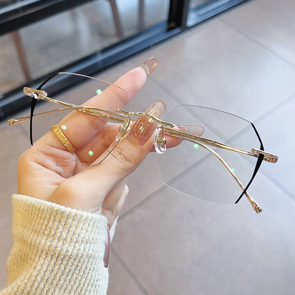 Pure titanium myopia glasses for men and women Sven with myopia Progressive glasses Reading glassesastigmatism anti-blue light photoreceptor color changing radiation glasses for boys tide glasses