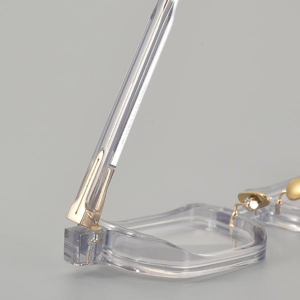 Sutton Retro Rectangle Acetate Glasses Frame