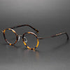 HONGMEI Titanium Vintage Round Eyeglasses Frames