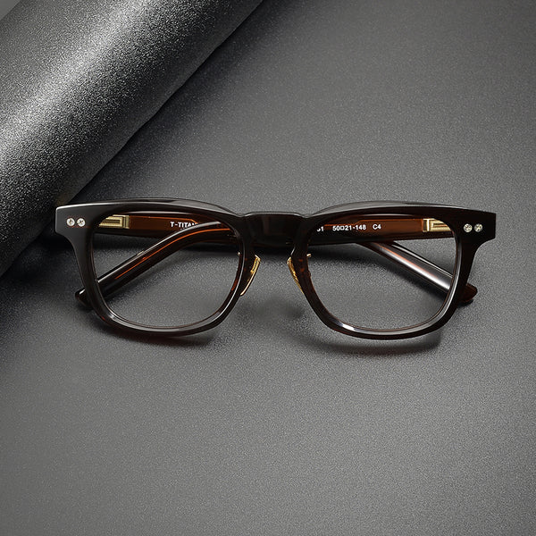 Vereorb Classic Square Acetate Glasses Frame