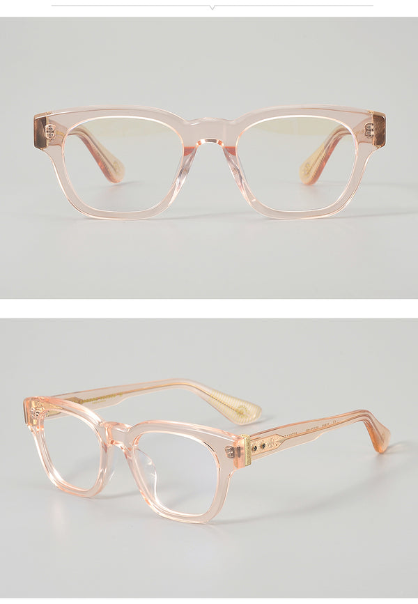 Endres Rectangle Acetate Titanium Glasses Frame