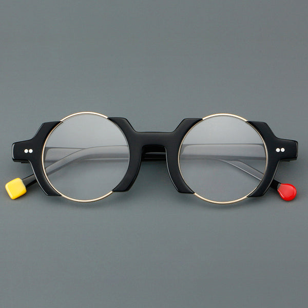 Sangcoo 'Legend' Round Acetate Frames (Tom Hardy Style)