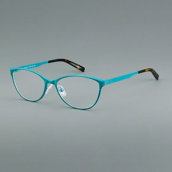 Moon Ultra-light Pure Titanium Vintage Square Eyeglasses Frame