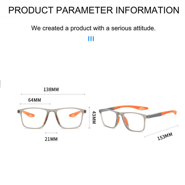 Ultra-Light Multifocal Photochromic Progressive Anti-Blue Light Reading Glasses