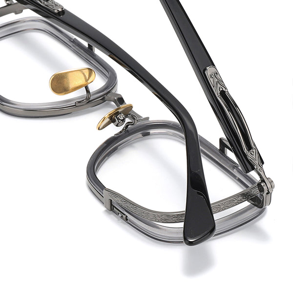 Ronan Retro Titanium Square Glasses Frame