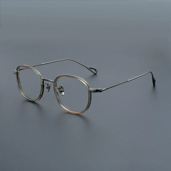 Copp Retro Square Titanium Glasses Frame