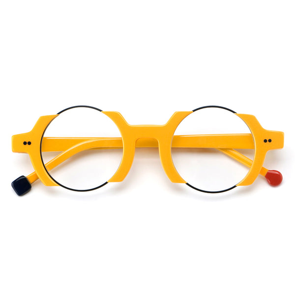 Sangcoo 'Legend' Round Acetate Frames (Tom Hardy Style)