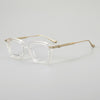 Mott Retro Rectangle Titanium Glasses Frame