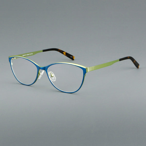Moon Ultra-light Pure Titanium Vintage Square Eyeglasses Frame