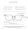 HONGMEI Pure titanium glasses Eyeglass frames Men's prescription Women's optical lenses Reading Prescription handmade luxury