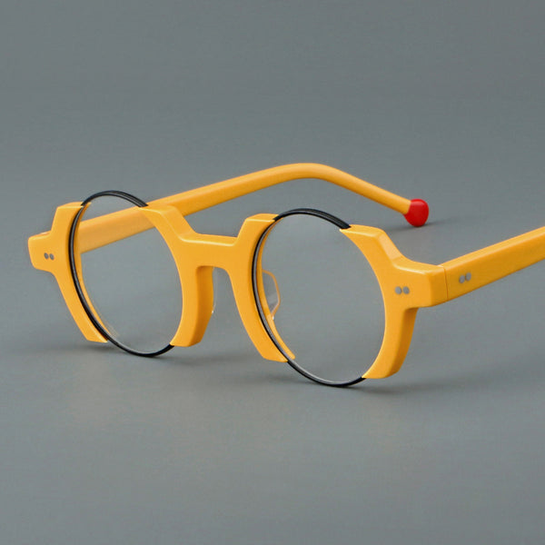 Sangcoo 'Legend' Round Acetate Frames (Tom Hardy Style)