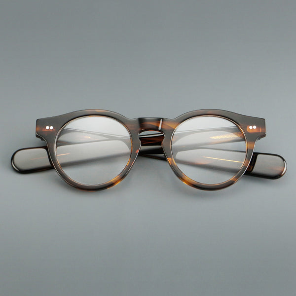Crowe Vintage Acetate Round Eyeglasses Frame