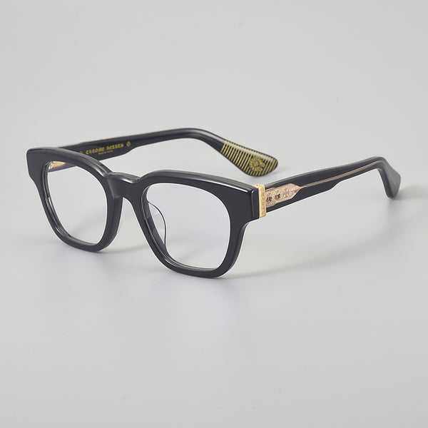 Endres Rectangle Acetate Titanium Glasses Frame