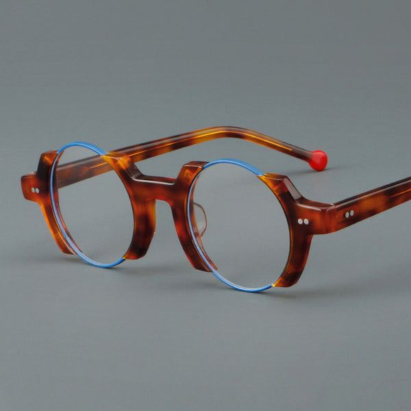 Sangcoo 'Legend' Round Acetate Frames (Tom Hardy Style)