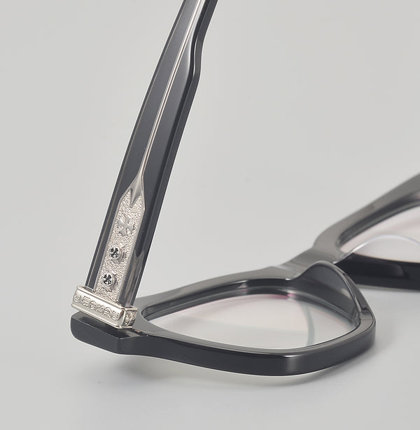 Endres Rectangle Acetate Titanium Glasses Frame