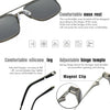 Pure Titanium Aluminum Magnetic Clip-On Glasses 9908