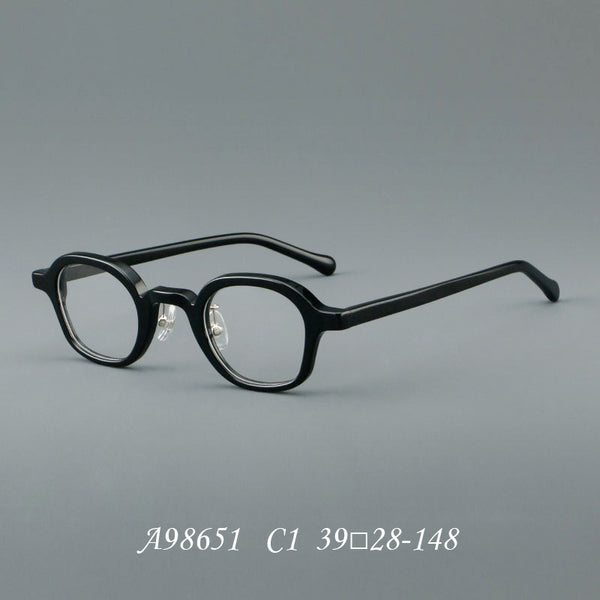 Vintage Acetate elliptical Eyeglasses Frame Myopia Hyperopia Progressive