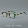 Vintage Acetate elliptical Eyeglasses Frame Myopia Hyperopia Progressive
