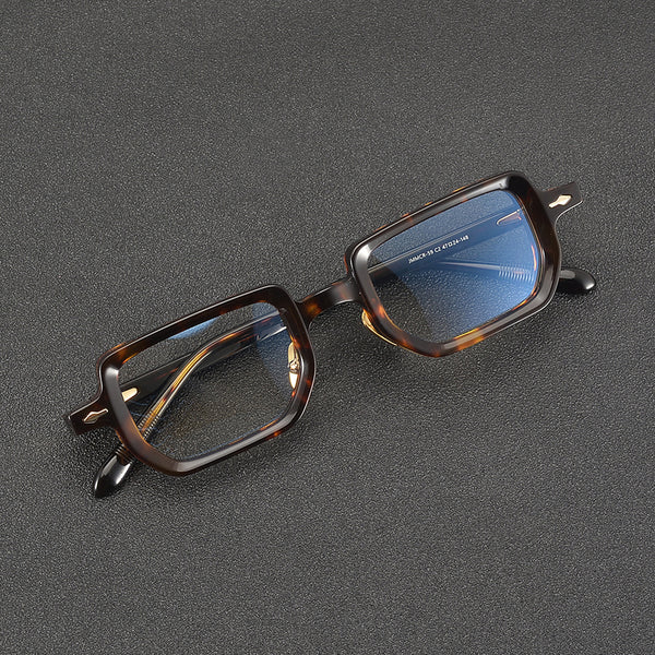 Sutton Retro Rectangle Acetate Glasses Frame