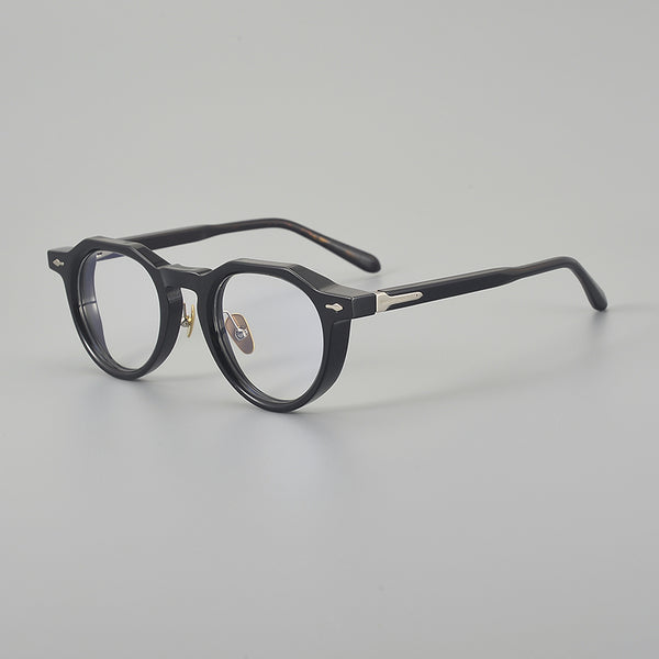 Sutton Retro Round Acetate Glasses Frame