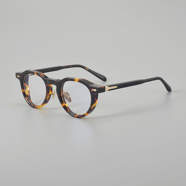 Sutton Retro Round Acetate Glasses Frame