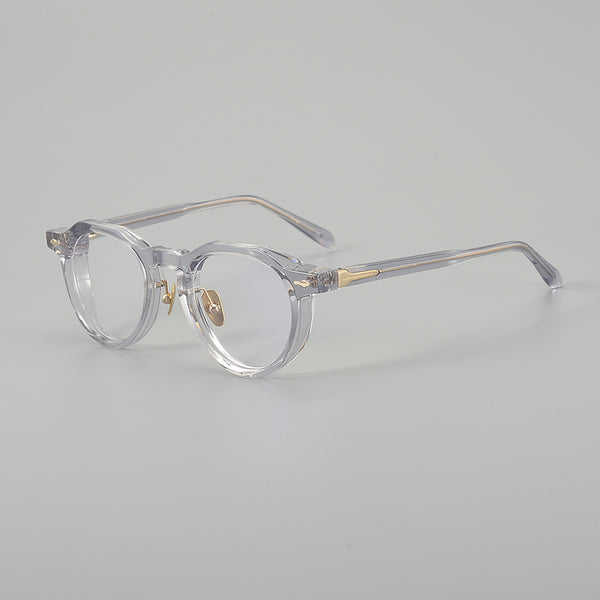 Sutton Retro Round Acetate Glasses Frame