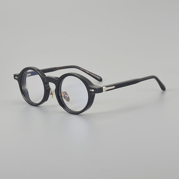 Sutton Retro Round Acetate Glasses Frame