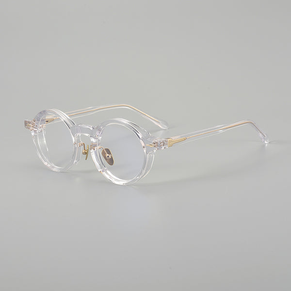 Sutton Retro Round Acetate Glasses Frame