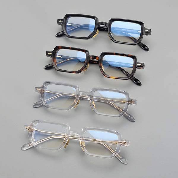 Sutton Retro Rectangle Acetate Glasses Frame