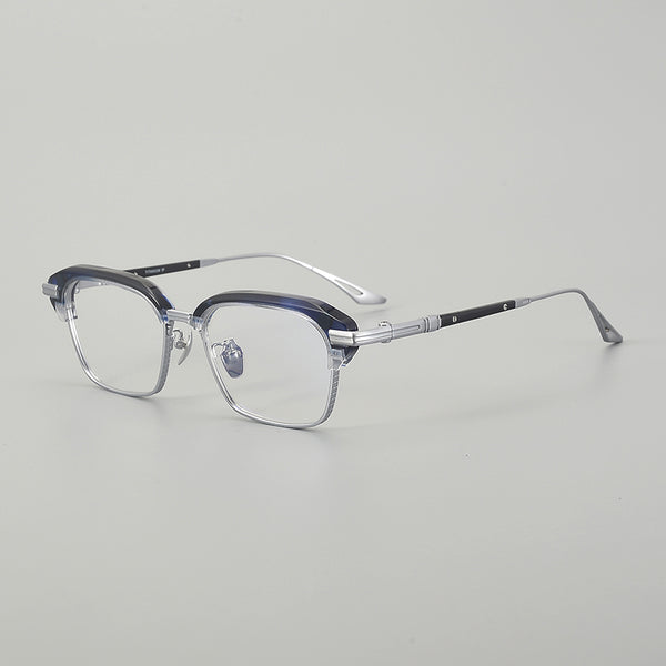 North Retro Rectangle Titanium Glasses Frame