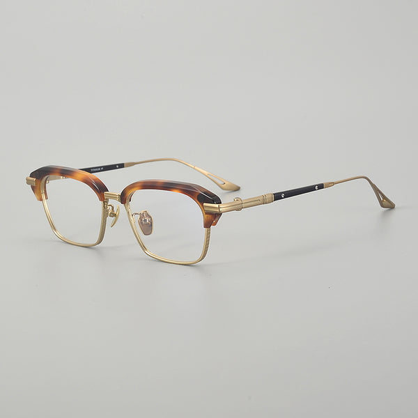 North Retro Rectangle Titanium Glasses Frame