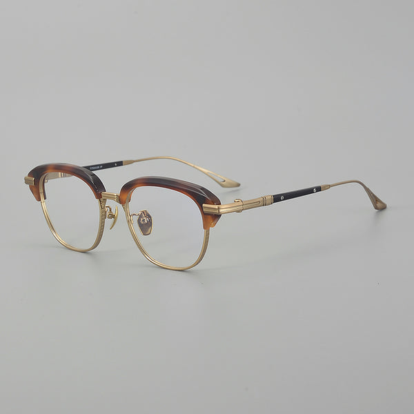 Finn Retro Rectangle Titanium Glasses Frame