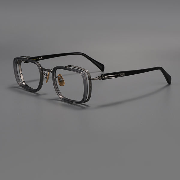 Ronan Retro Titanium Square Glasses Frame