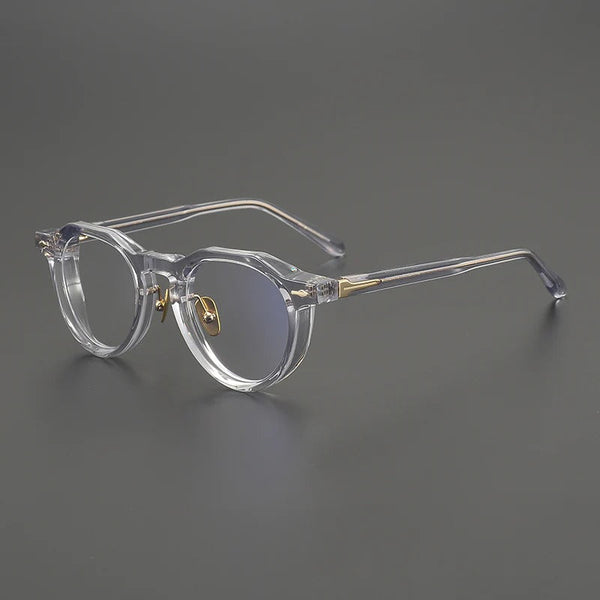 Sutton Retro Round Acetate Glasses Frame