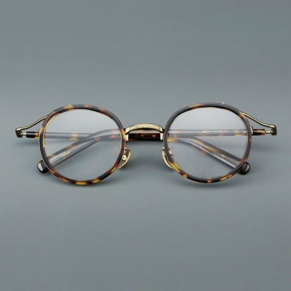 Andon Retro Round Acetate Glasses Frame