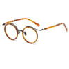HONGMEI Titanium Vintage Round Eyeglasses Frames