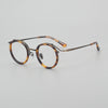 HONGMEI Titanium Vintage Round Eyeglasses Frames