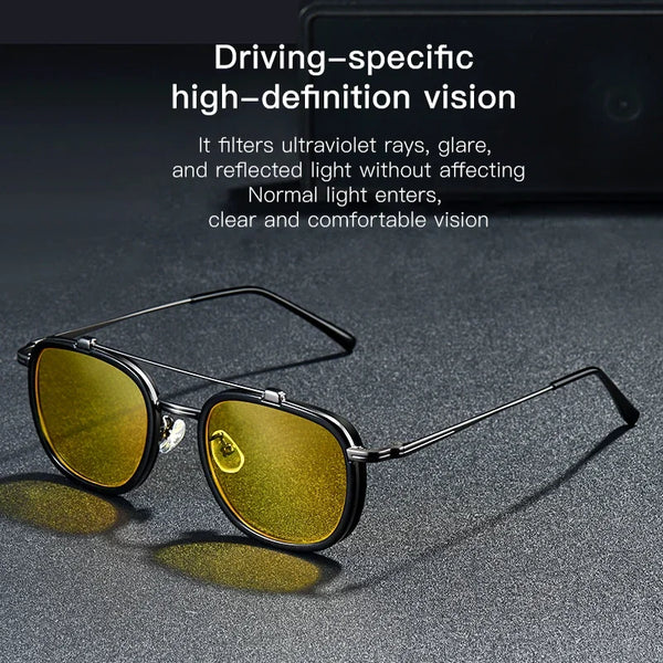 HONGMEI Men's and women'sNight Vision glasses&Anti Glare glasses Dedicated for driving Myopia Prescription Glasses Customizable