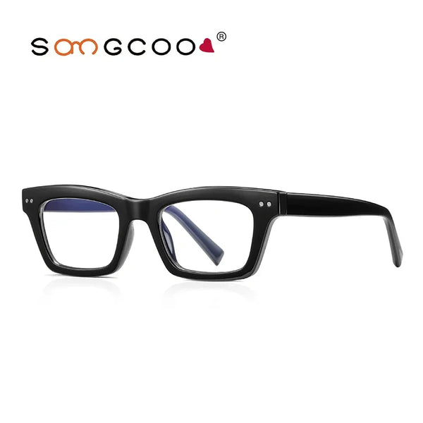 HONGMEI Men's Anti Blue Light Reading Glasses Brand Simple Myopia Prescription Glasses MenOptical Eyewear Glasses Frame 2191