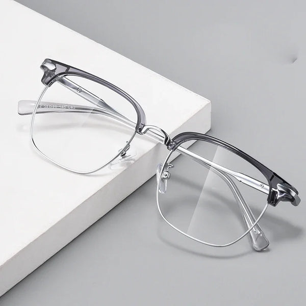 HONGMEI New Fashion Square Optical Prescription Men'sEyeglasses Frames Anti-Blue Light Reading Glasses Myopia Hyperopia K0062K