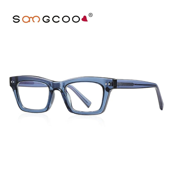 HONGMEI Men's Anti Blue Light Reading Glasses Brand Simple Myopia Prescription Glasses MenOptical Eyewear Glasses Frame 2191