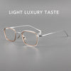 HONGMEI Fashion Square Luxury Acetate Pure Titanium Eyewear ReadingBusiness Retro Optical Prescription Eyeglasses Frame Men19052