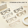 HONGMEI New Ultra-light Simple Myopia Eyewear Fashion Ultra-light and Flexible Transparent Hyperopia Women Reading Anti-Blue Lig