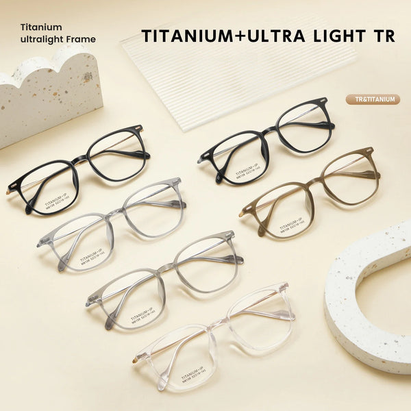 HONGMEI New Ultra-light Simple Myopia Eyewear Fashion Ultra-light and Flexible Transparent Hyperopia Women Reading Anti-Blue Lig