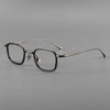 HONGMEI Fashion Square Luxury Acetate Pure Titanium Eyewear ReadingBusiness Retro Optical Prescription Eyeglasses Frame Men19052