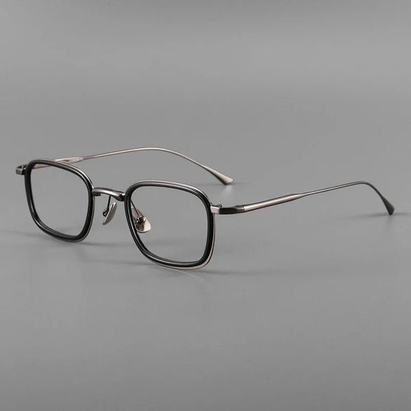 HONGMEI Fashion Square Luxury Acetate Pure Titanium Eyewear ReadingBusiness Retro Optical Prescription Eyeglasses Frame Men19052