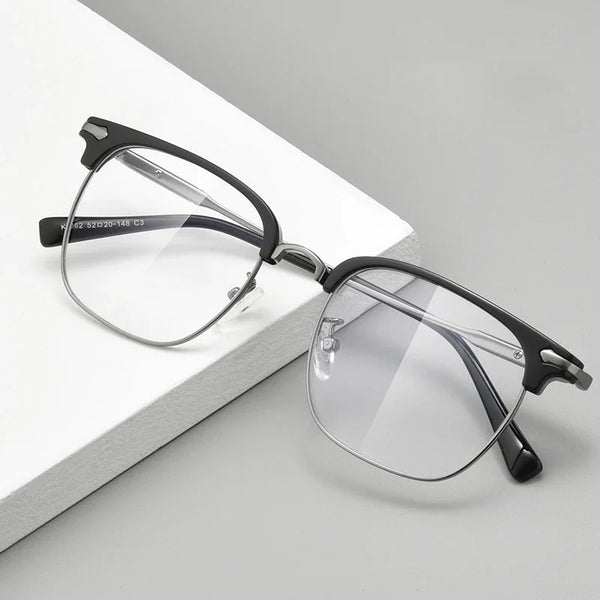 HONGMEI New Fashion Square Optical Prescription Men'sEyeglasses Frames Anti-Blue Light Reading Glasses Myopia Hyperopia K0062K