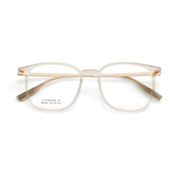 HONGMEI 8160 High Quality Square Retro Square Classic Eyeglass Frames Myopia Prescription Glasses Hyperopia Reading Optical