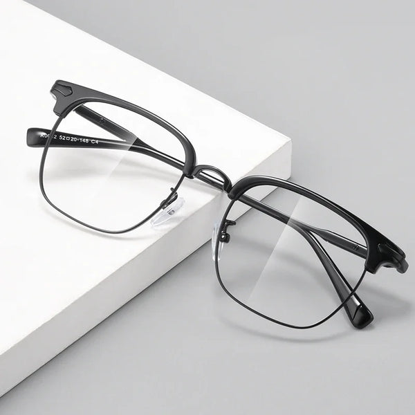 HONGMEI New Fashion Square Optical Prescription Men'sEyeglasses Frames Anti-Blue Light Reading Glasses Myopia Hyperopia K0062K
