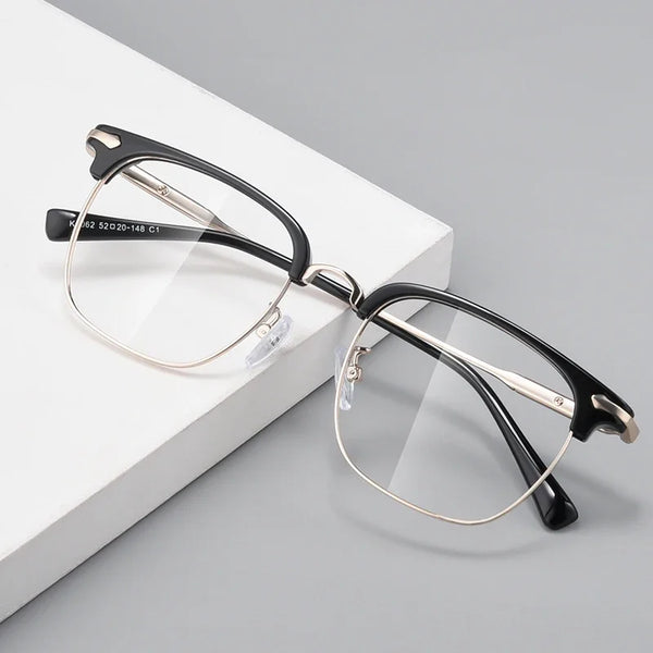 HONGMEI New Fashion Square Optical Prescription Men'sEyeglasses Frames Anti-Blue Light Reading Glasses Myopia Hyperopia K0062K